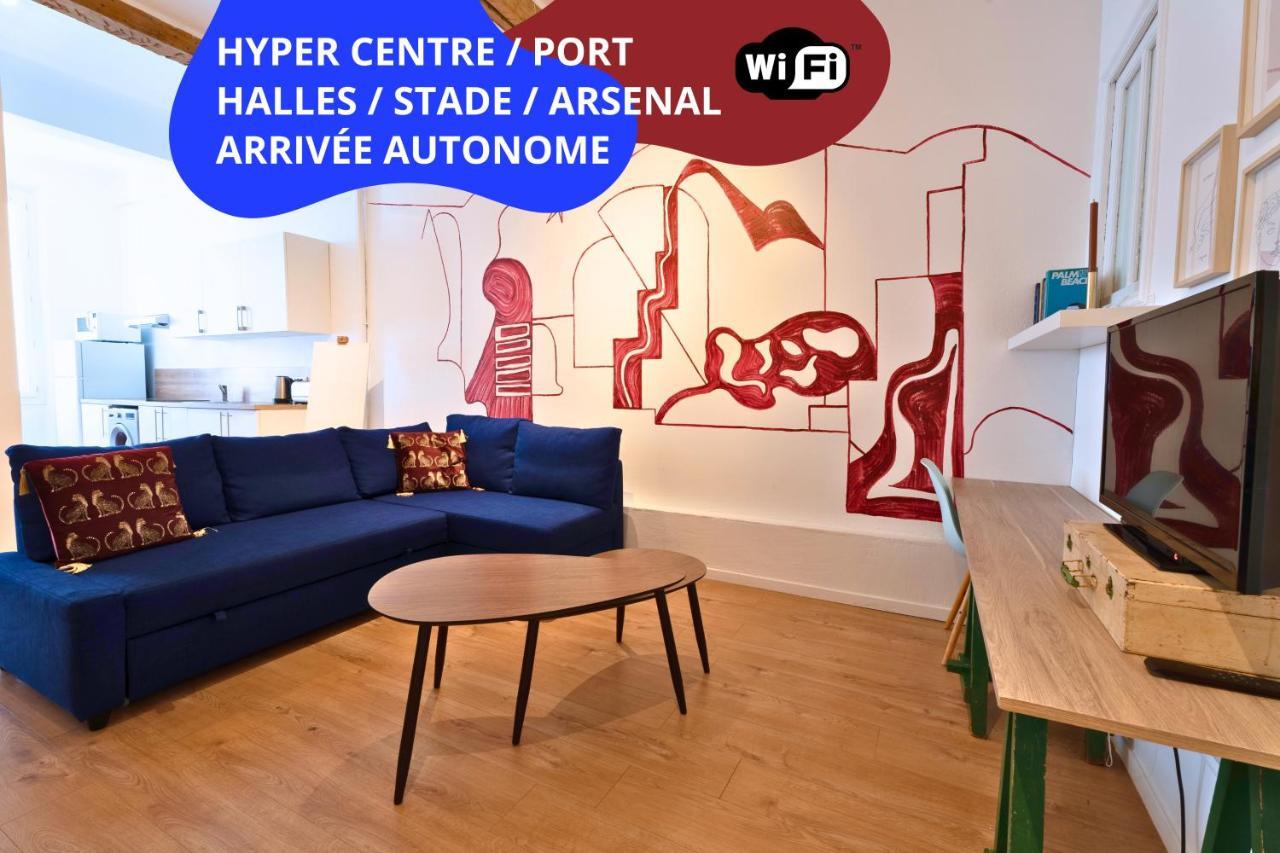 L'Atelier D'Artiste - Refuge Boheme Et Creatif Apartment Toulon Luaran gambar