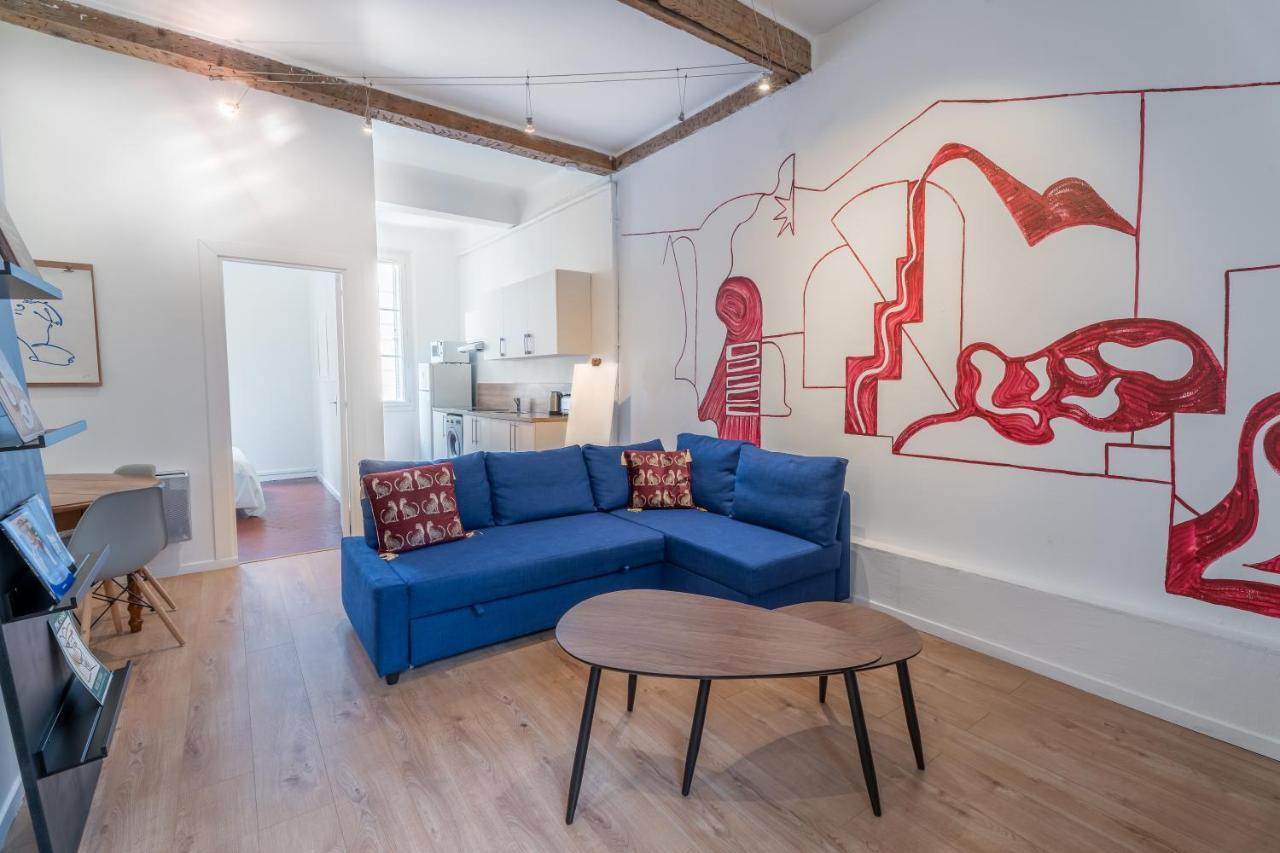 L'Atelier D'Artiste - Refuge Boheme Et Creatif Apartment Toulon Luaran gambar